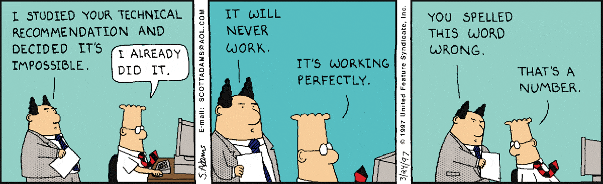 Dilbert Cartoon